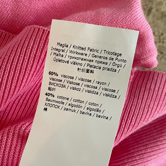 Marella Mixed-Knit Striped Sweater Deep Rose - Picture 7 of 8